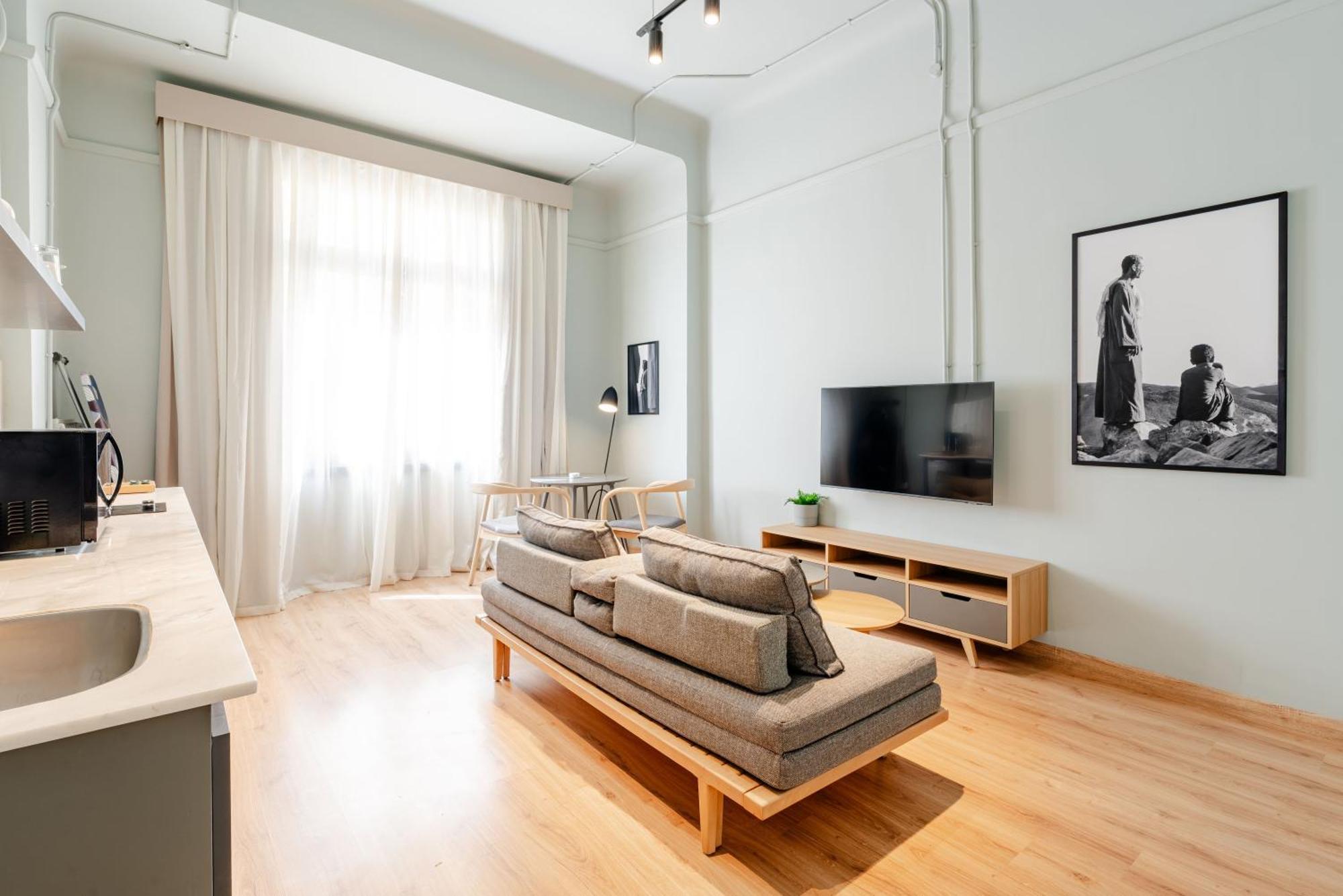Grey L Studio Apartments Downtown Alexandria Menasce House Extérieur photo