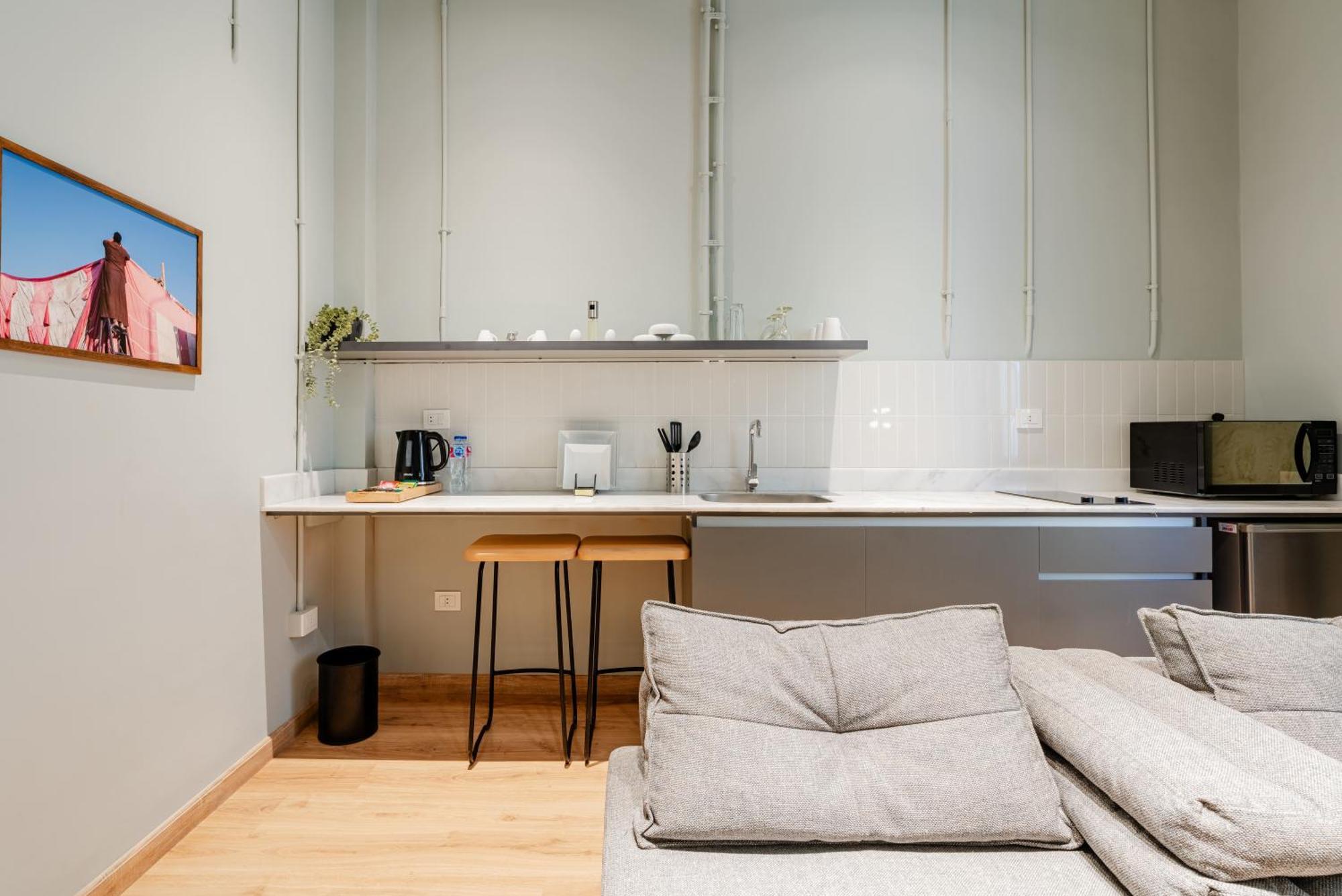 Grey L Studio Apartments Downtown Alexandria Menasce House Extérieur photo