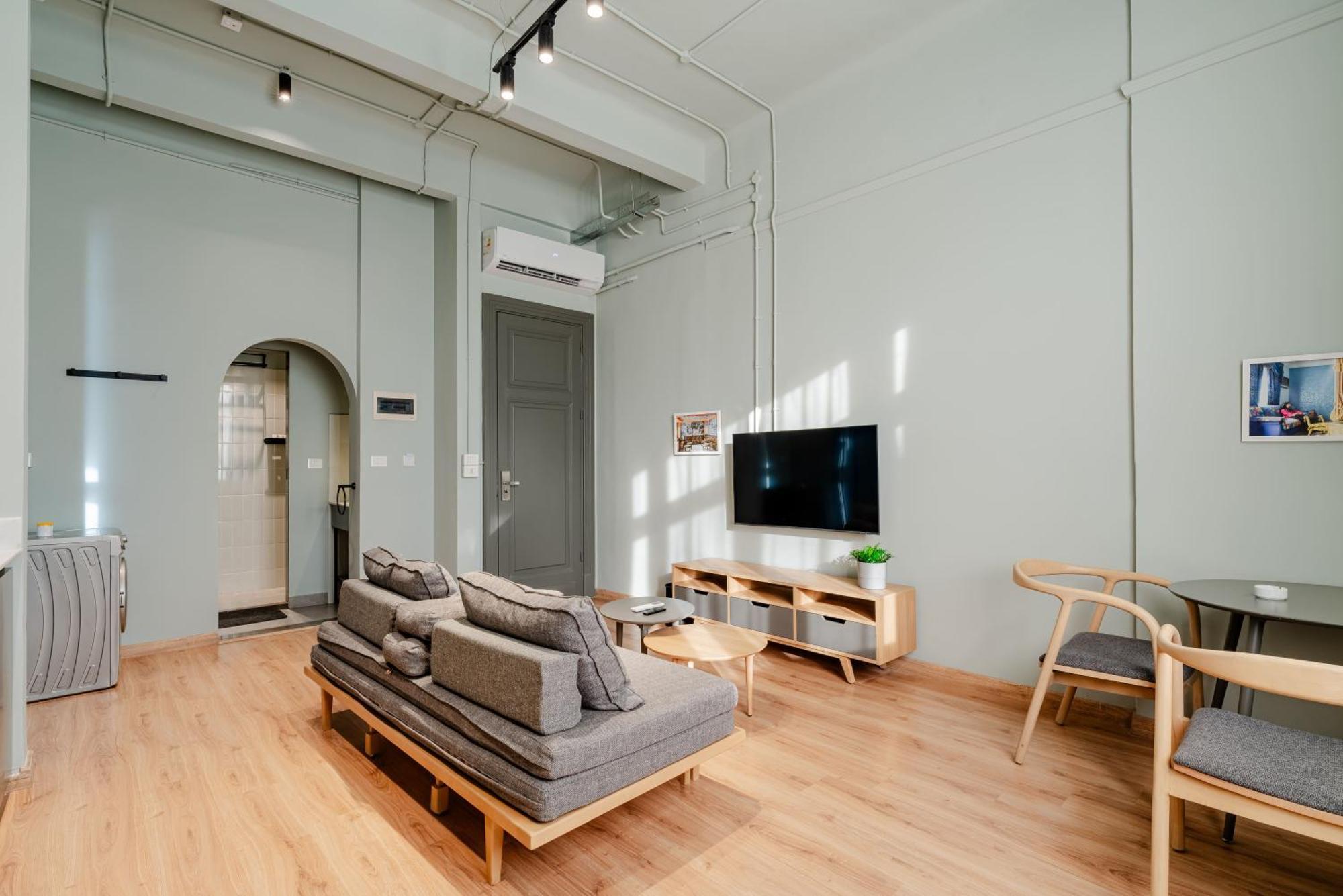 Grey L Studio Apartments Downtown Alexandria Menasce House Extérieur photo