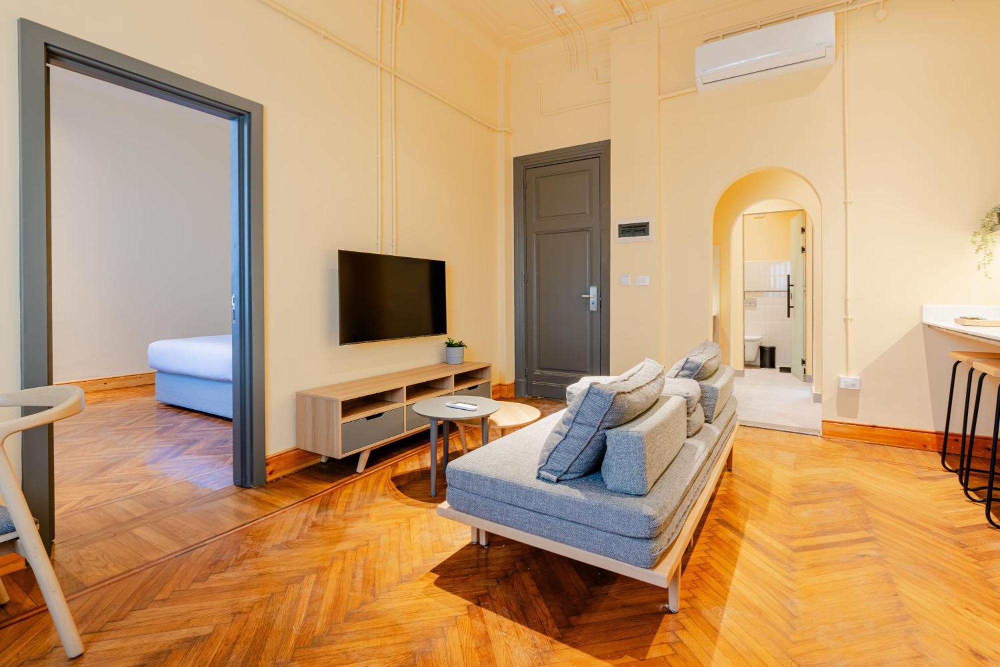 Grey L Studio Apartments Downtown Alexandria Menasce House Extérieur photo